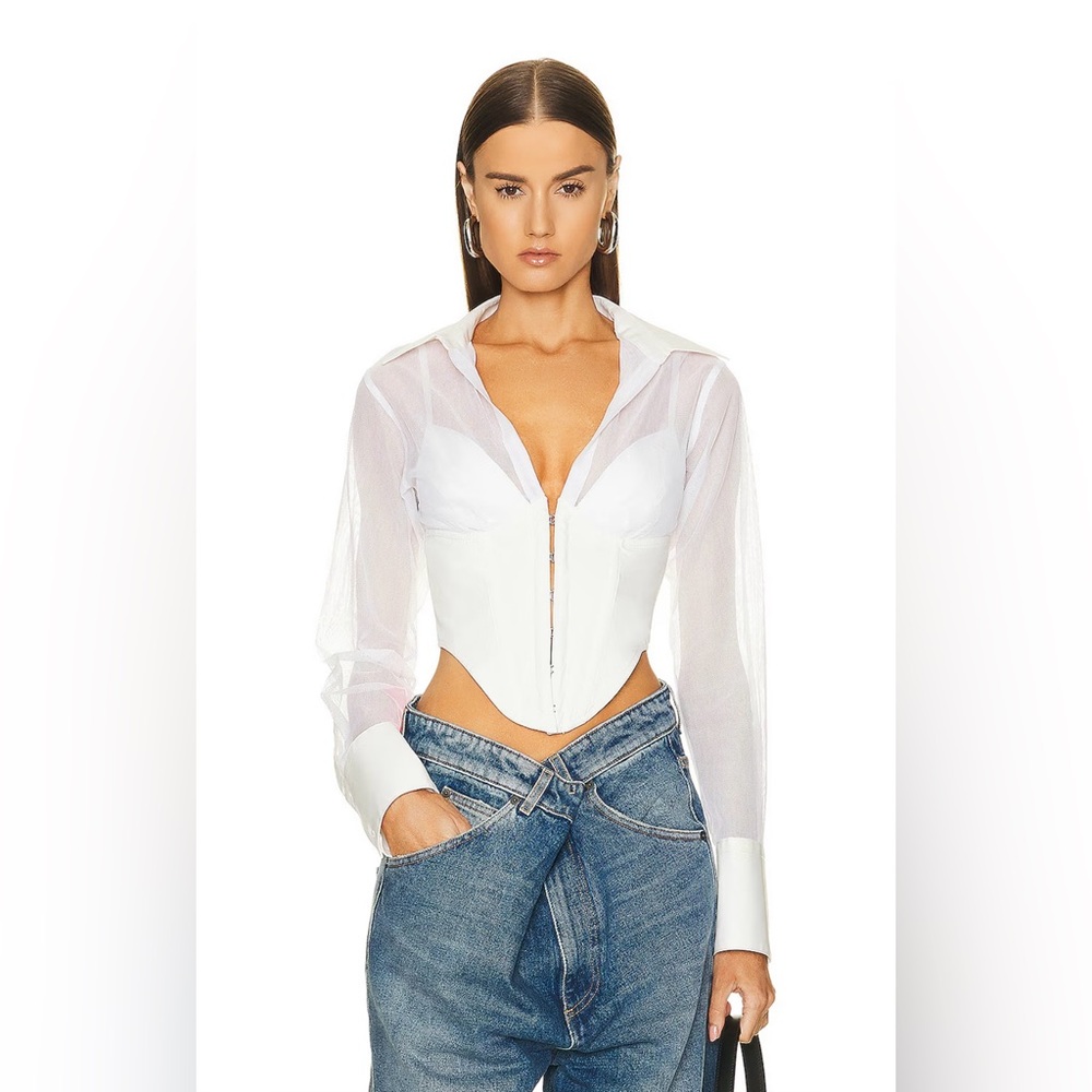 DION LEE Grid Corset